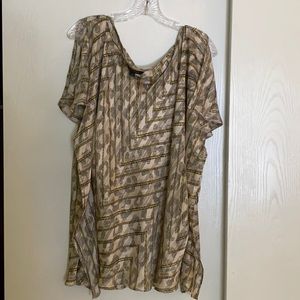 Flutter sleeve Banana Republic blouse